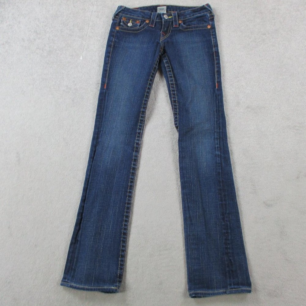 True Religion Women's Dark Blue Boot Cut Jeans